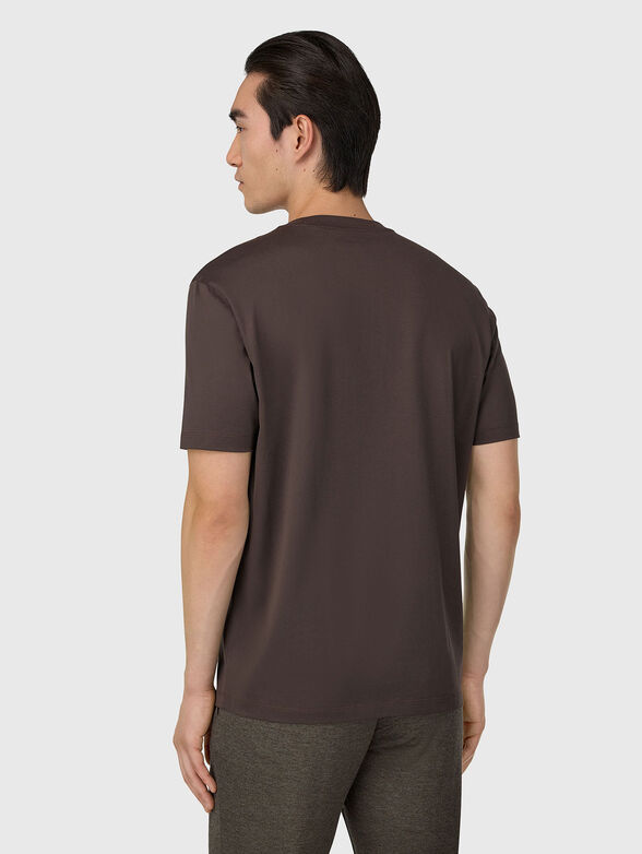 Cotton and silk T-shirt - 3