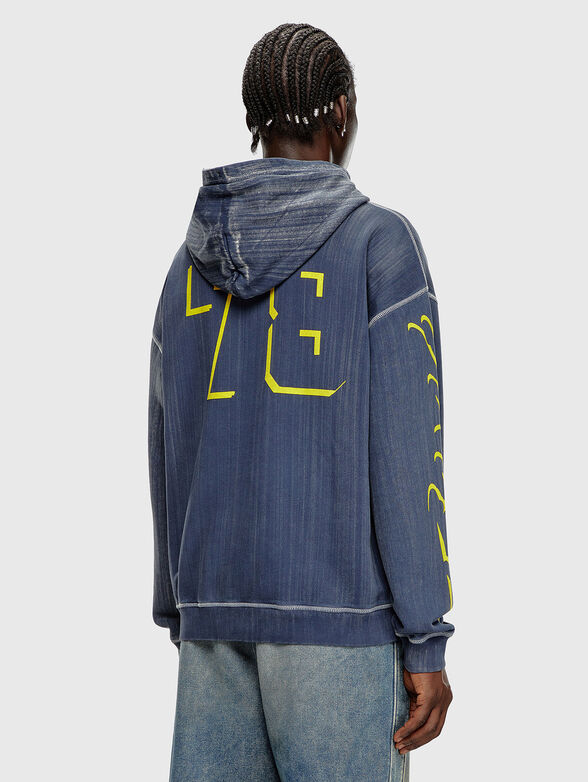 S-BOXT-HOOD-Q2 sweatshirt with accent logo  - 3