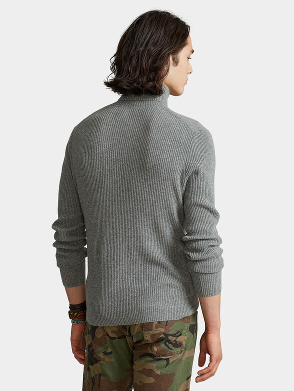 Merino wool turtleneck sweater  - 3