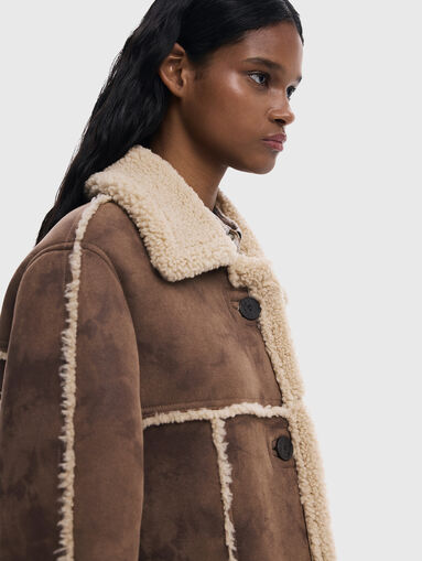 Eco leather coat  - 5