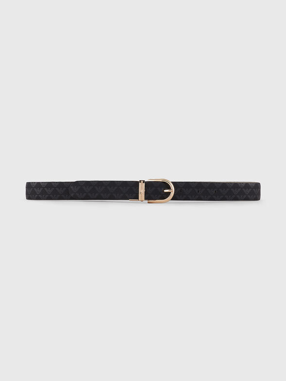 Belt with monogram print  - 2