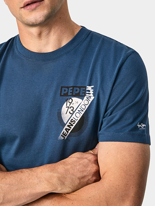 RICO T-shirt in blue color - 3