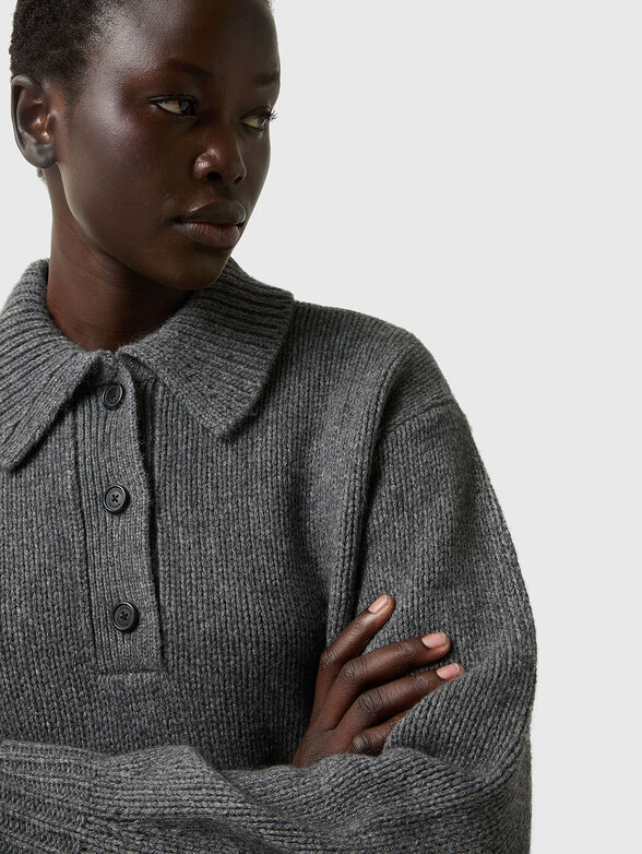 JOJO sweater with classic collar - 3