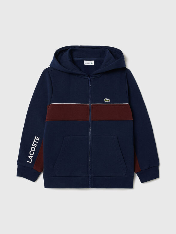 Sweatshirt with contrasting stripes - 1