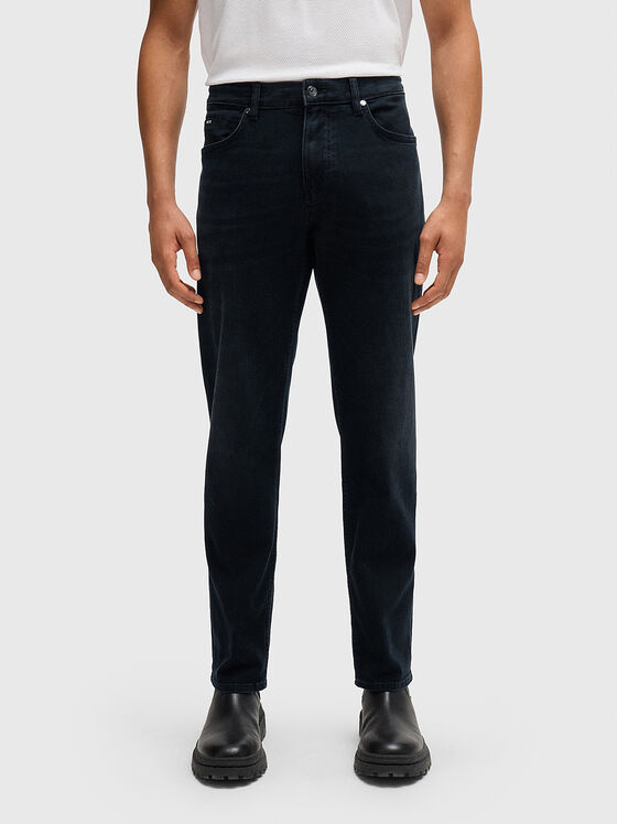 Черни слим дънки - 1