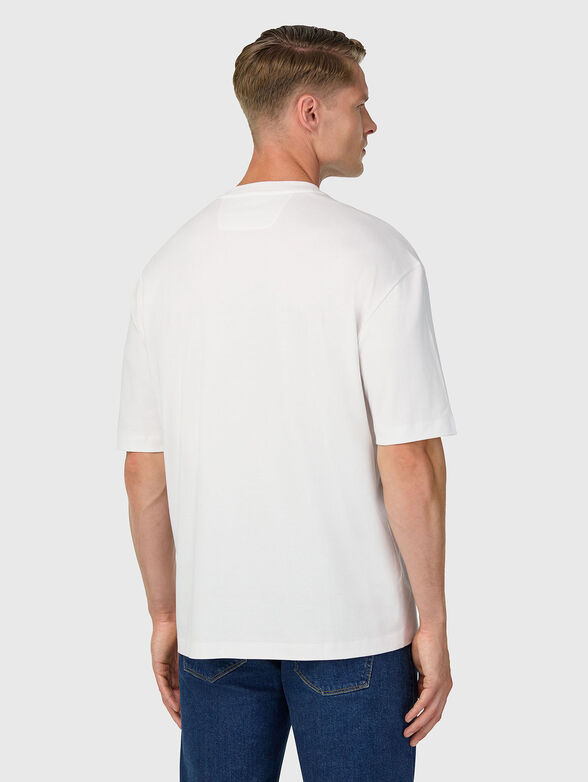 Cotton T-shirt with logo detail  - 3