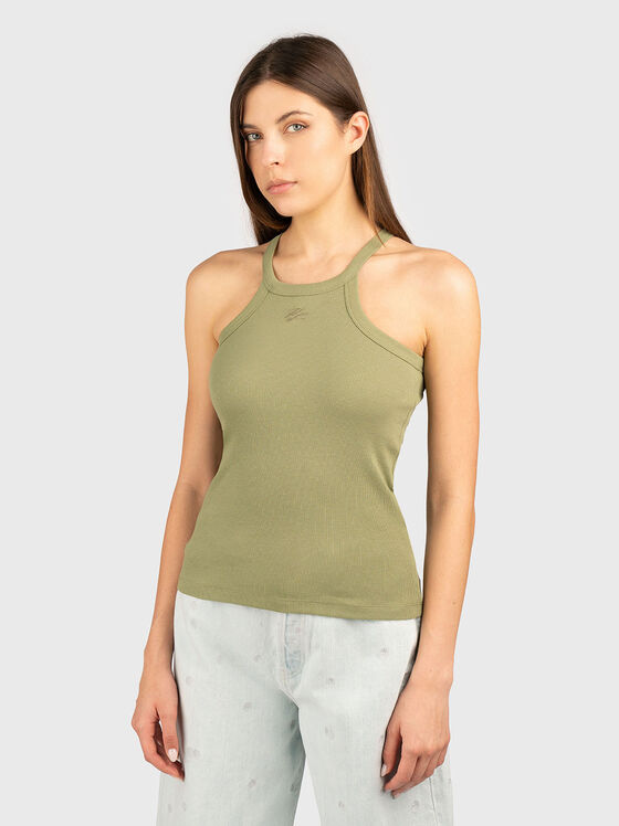 Tank top with logo embroidery - 1