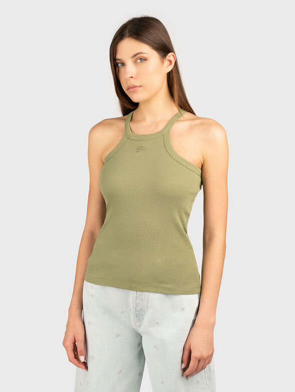 Tank top with logo embroidery - 1