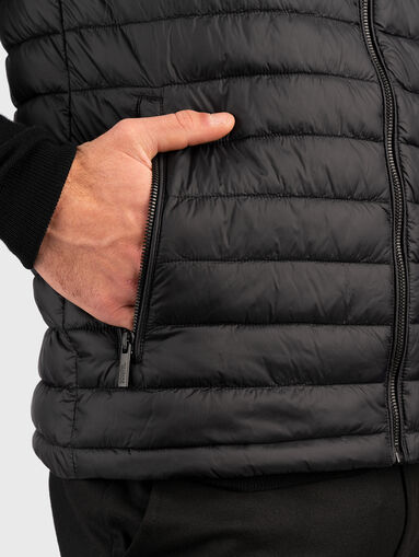 Vest with quilted effect  - 4