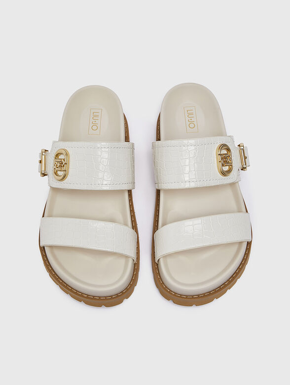LIVIA 02 sandals with gold tone detail - 6