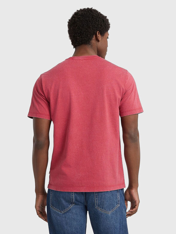 Cotton T-shirt with oval neckline - 3