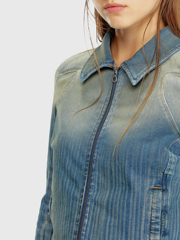 DE-SILEN-S cropped denim jacket - 4