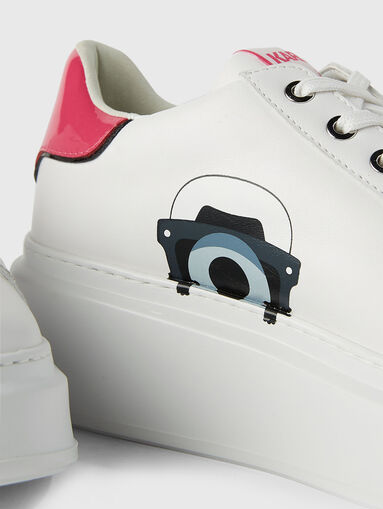 ANAKAPRI KLX leather sneakers with contrast details - 4