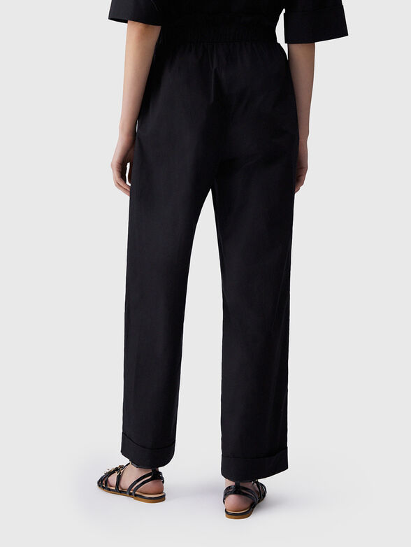 Black cotton pants  - 2