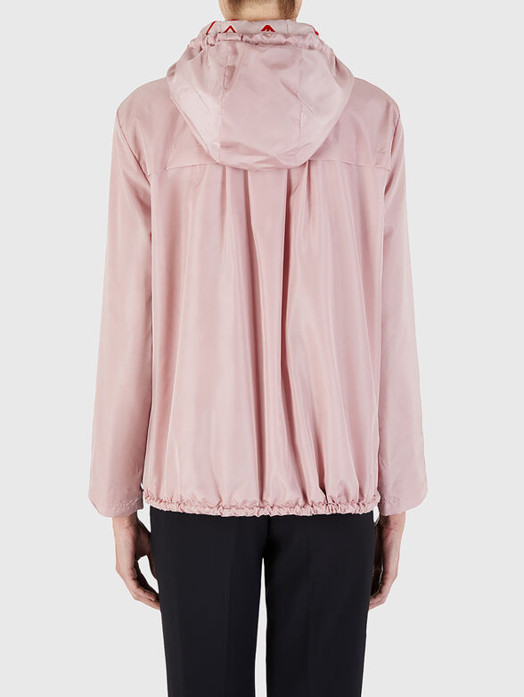 Jacket with a hood and accent embroidery - 2