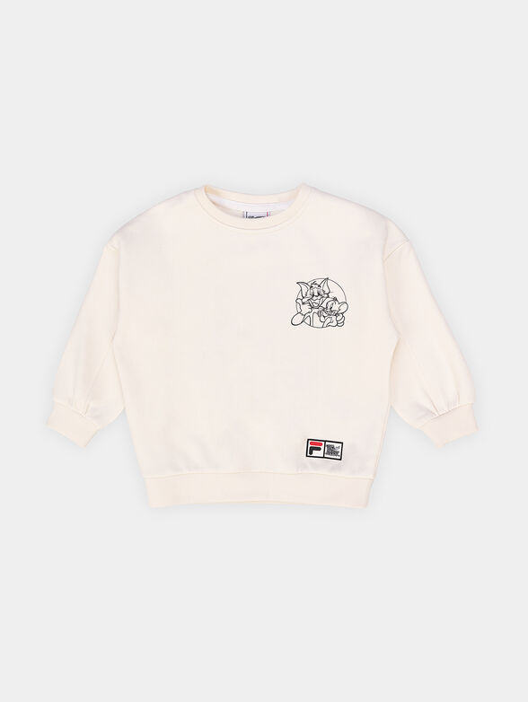 TAWAU sweatshirt with Tom and Jerry print - 1