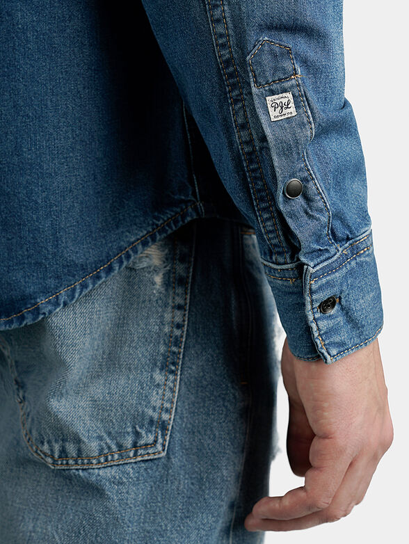 NOAH demin shirt - 3