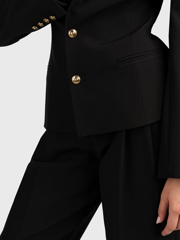 Blazer with accented corset back - 4
