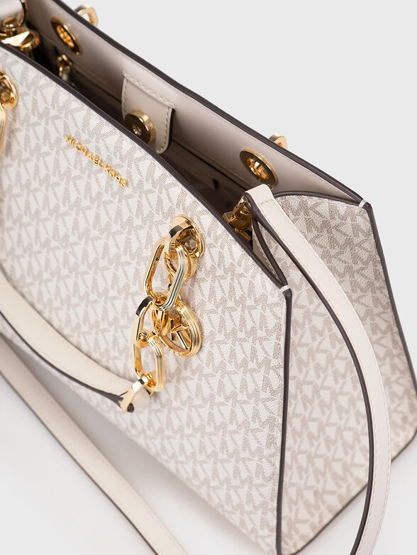 Monogram logo print bag  - 5