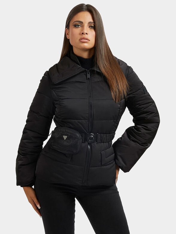 GLITZY padded black jacket   - 1