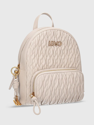 Black backpack with logo accent - 4