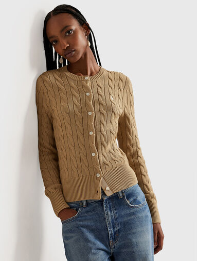 Knitted cotton cardigan - 4