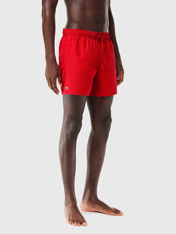 Yellow shorts with logo detail - 3