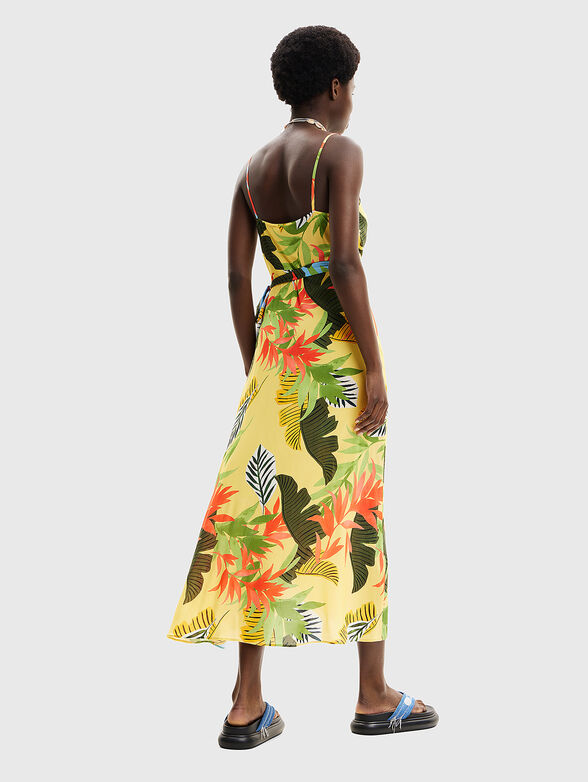 Beach dress with floral print - 1