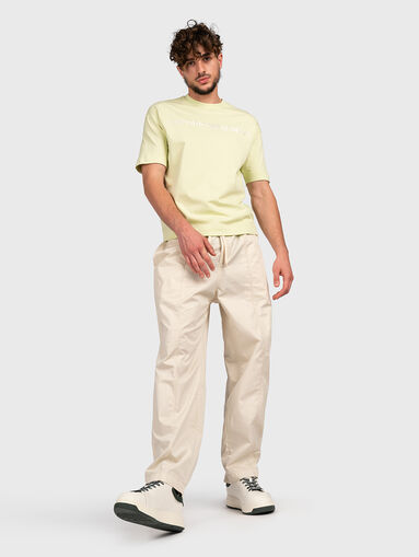 Cotton trousers with laces - 5