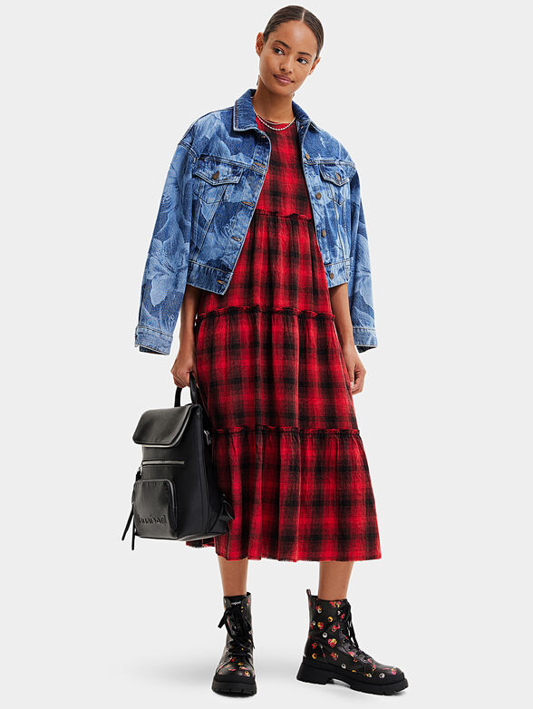KHAN plaid dress - 4