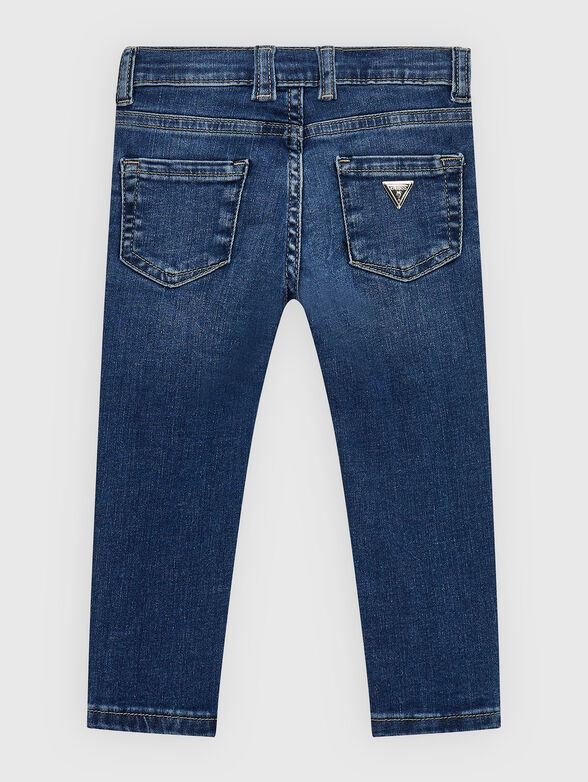 Jeans with patches and sequins - 1