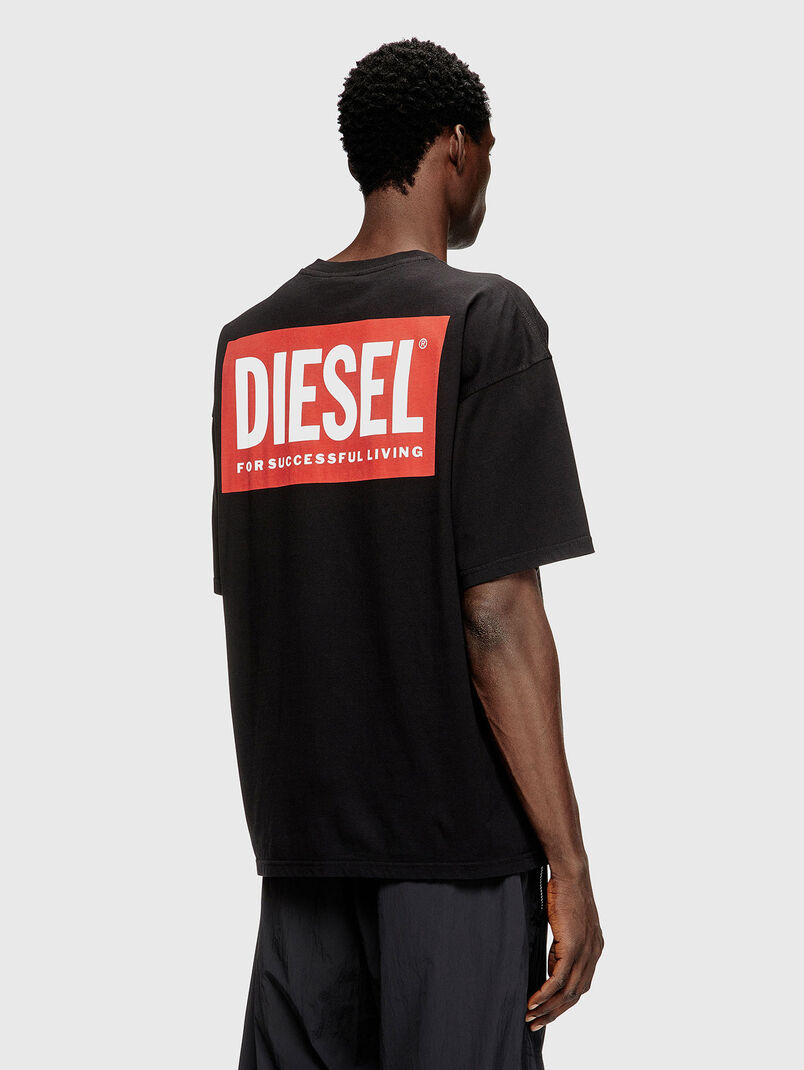 T-BOXT-BISK cotton T-shirt in black - 3