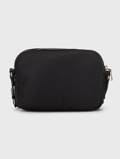 Black crossbody bag with logo detail - 3