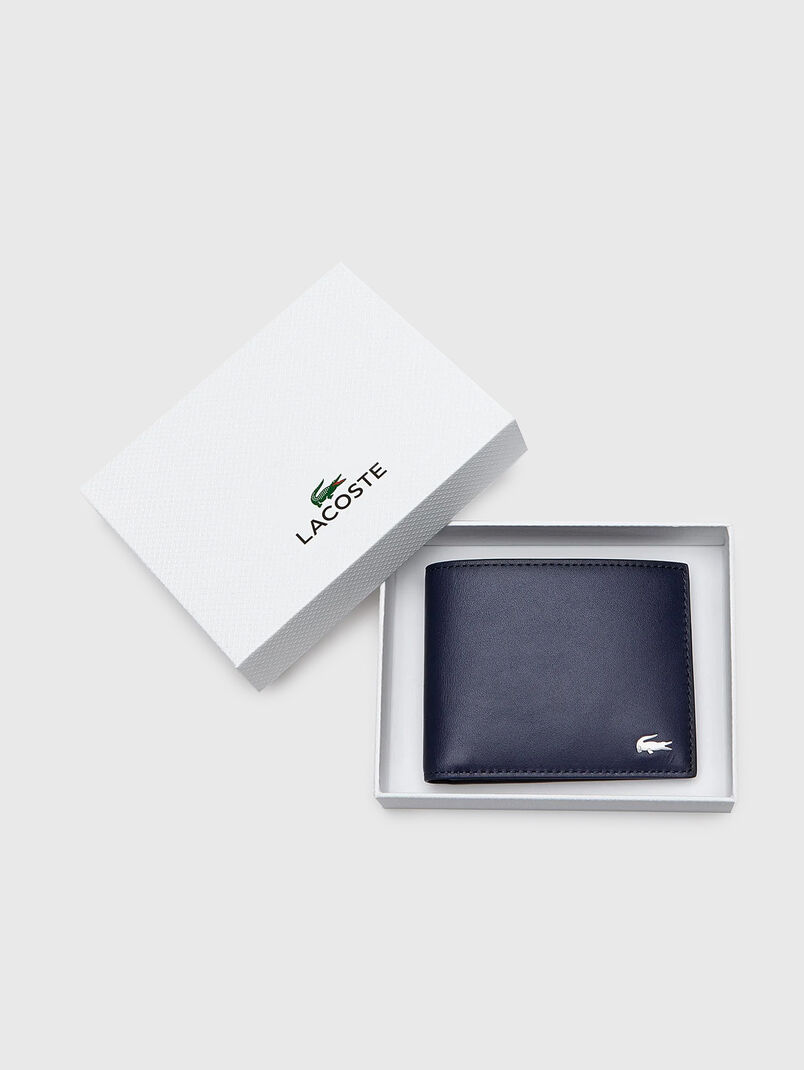 Black leather wallet - 3