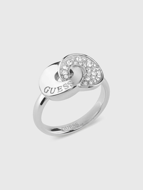 BLOOMING SUMMER ring with rhinestones - 1