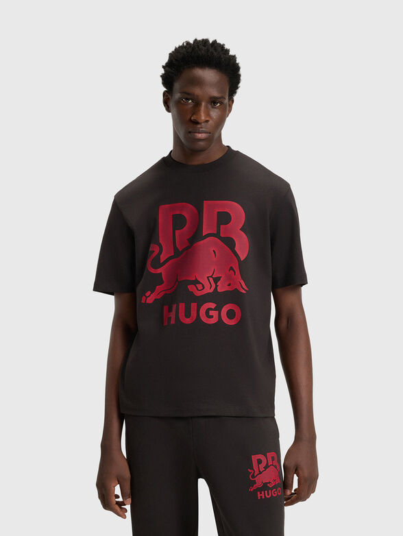 Dark brown HUGO x RB T-shirt - 1