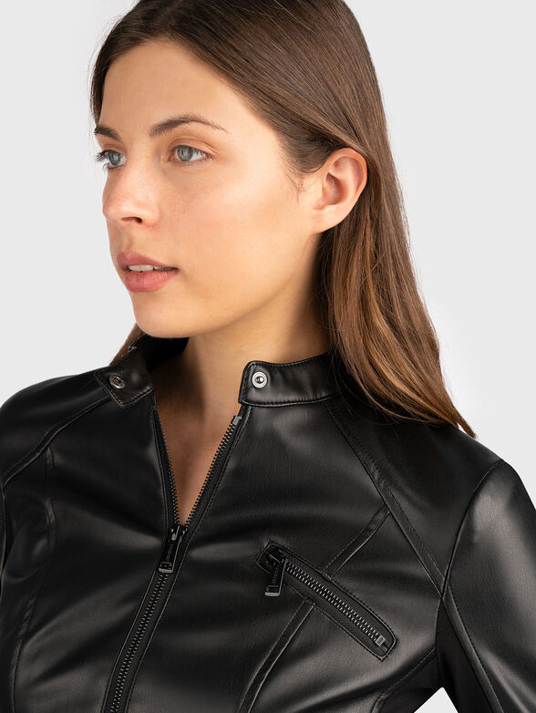 FIAMMETTA jacket in eco leather - 6