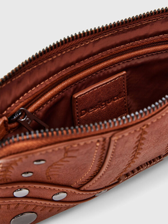 Medium embroidered convertible wallet - 5