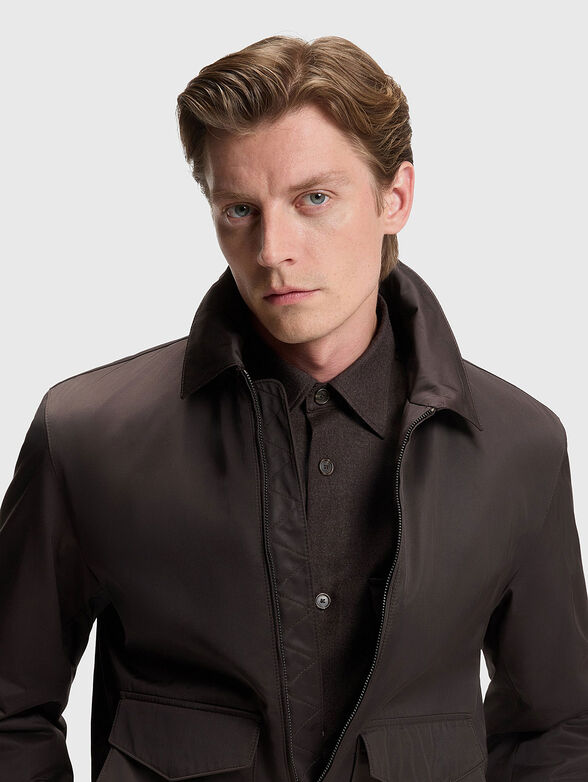 BECKHAM x BOSS padded jacket with classic collar - 4