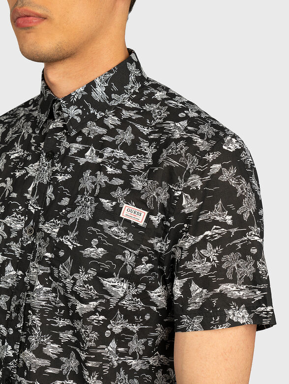COLLINS Cotton shirt with print - 6