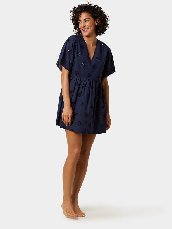 SUMMER GLAM kaftan in blue color - 1