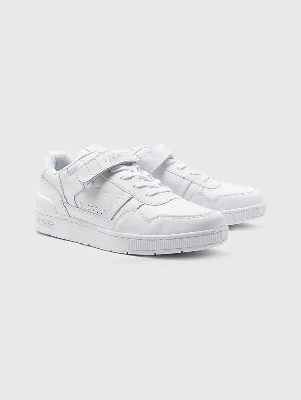 Leather sneakers with velcro - 1