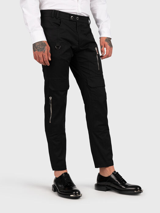 Black cargo pants