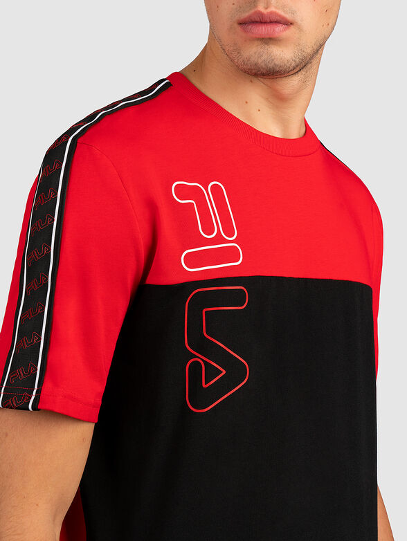 OJAS cotton t-shirt with logo stripes - 3