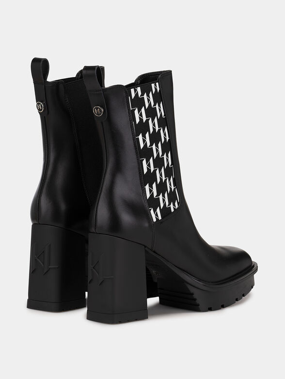 VOYAGE VI ankle boots with monogram print detail - 3
