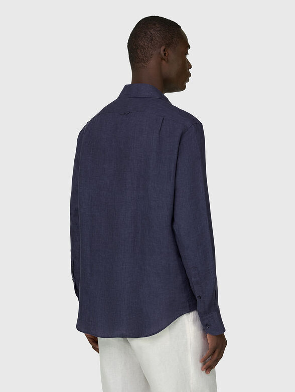 Long-sleeved linen shirt - 3