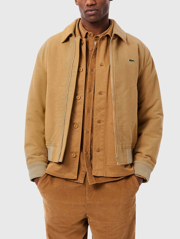 Jacket with embroidered logo - 1