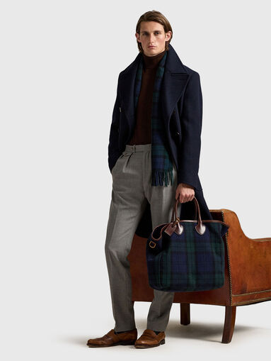 Wool sweater with polo collar - 5