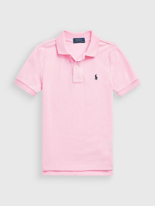 Cotton Polo-shirt in pink brand POLO RALPH LAUREN