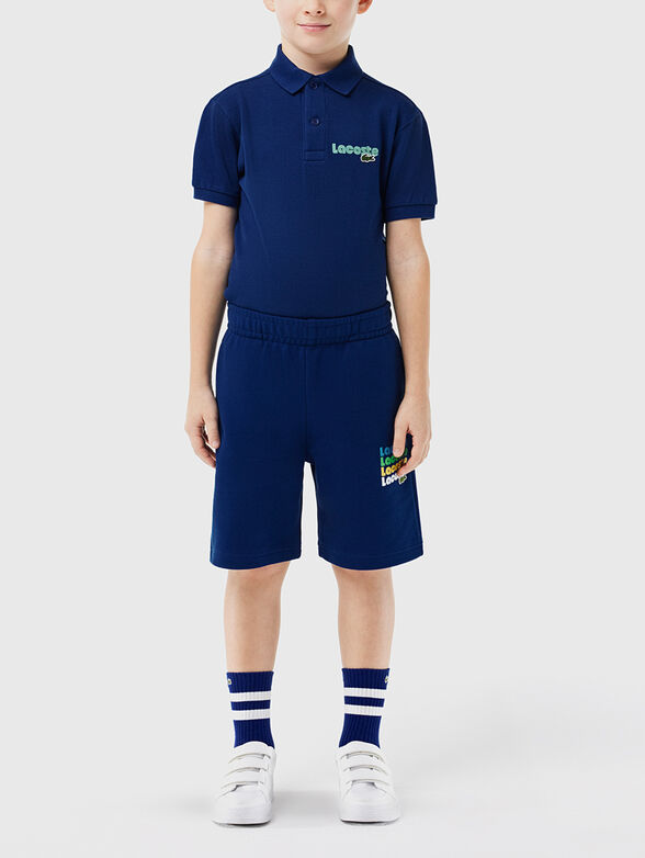 Sports shorts with logo accent - 3